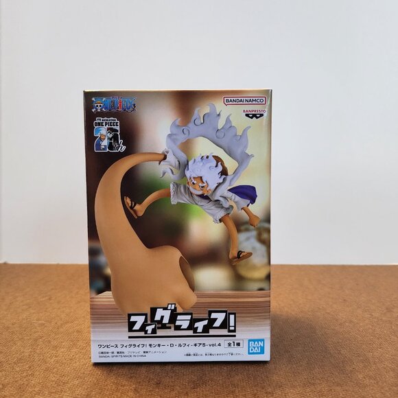 New Banpresto One Piece FigLife! Monkey D. Luffy Gear 5 vol.4 Figure Japan 12cm - Picture 2 of 6